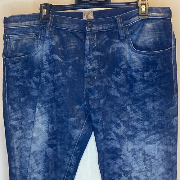 PRPS 'Demon' Selvedge Graphic Print Straight-Skinny Denim Jeans (38W x 34L) - Picture 3 of 8